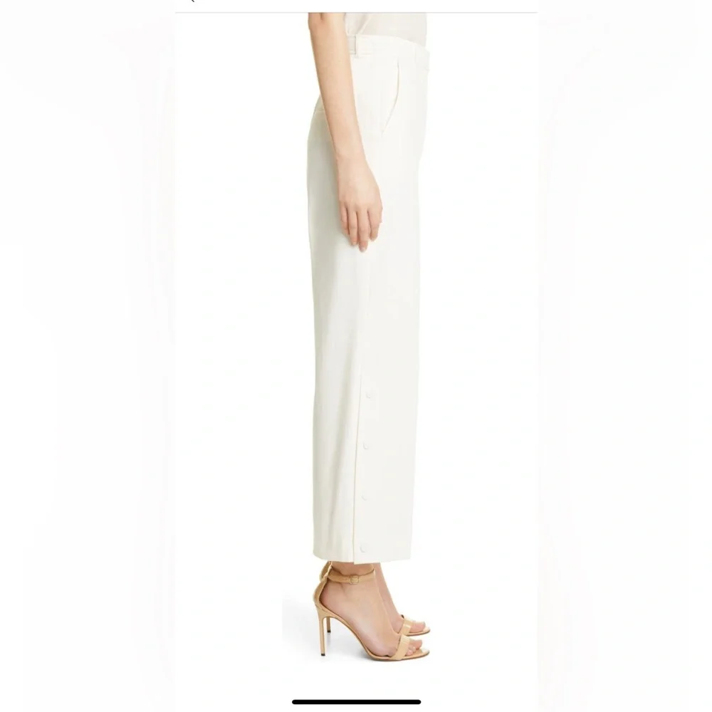 NWT Off-White Wide Legged Ankle Pants - Picture 2 of 7